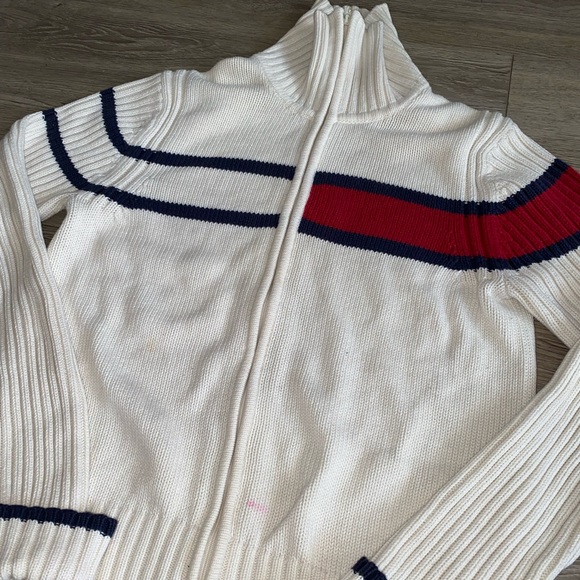 Kids Tommy Hilfiger Knit Zip Up Sweater - Picture 2 of 7